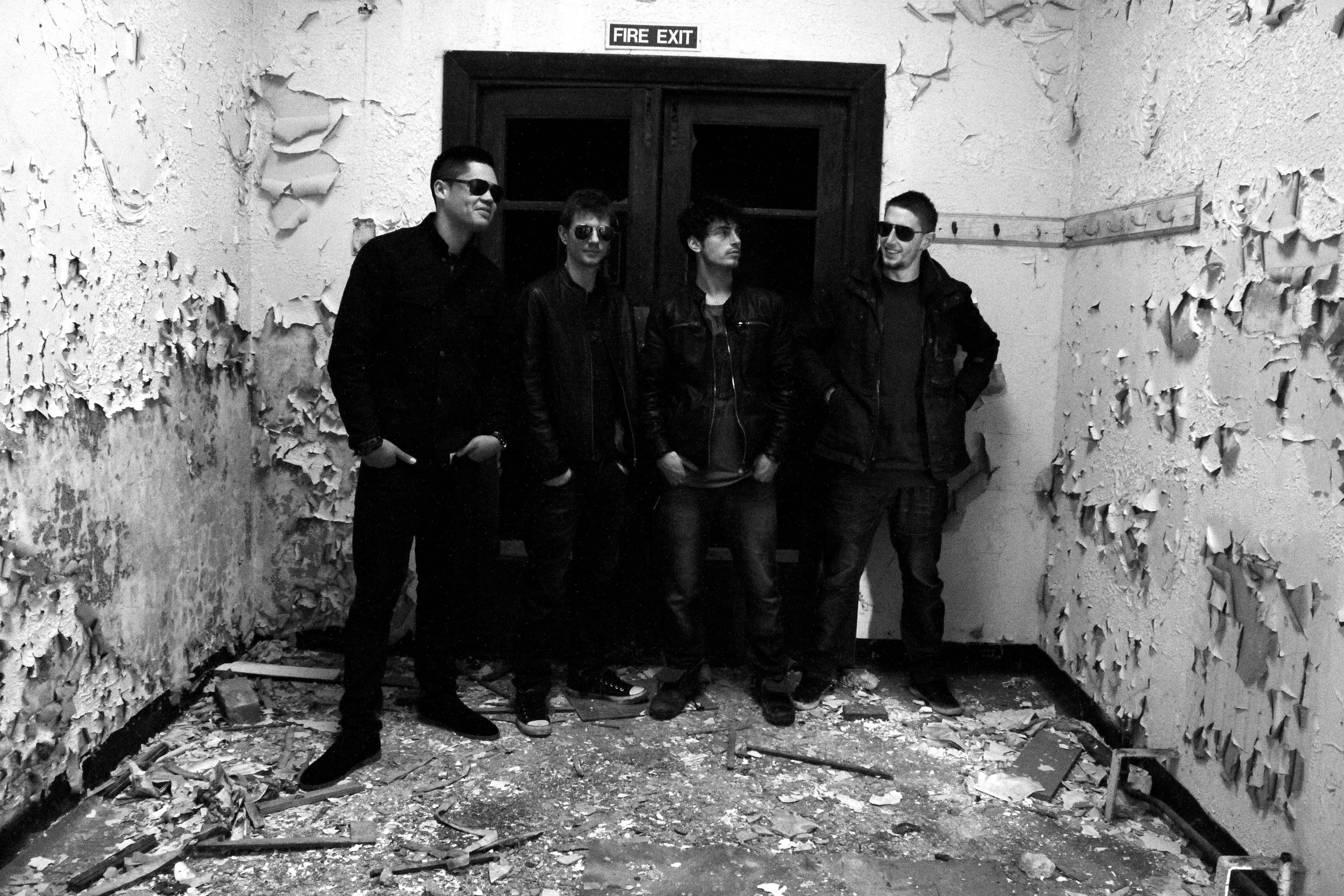 picture of four male artists from Hollowstar