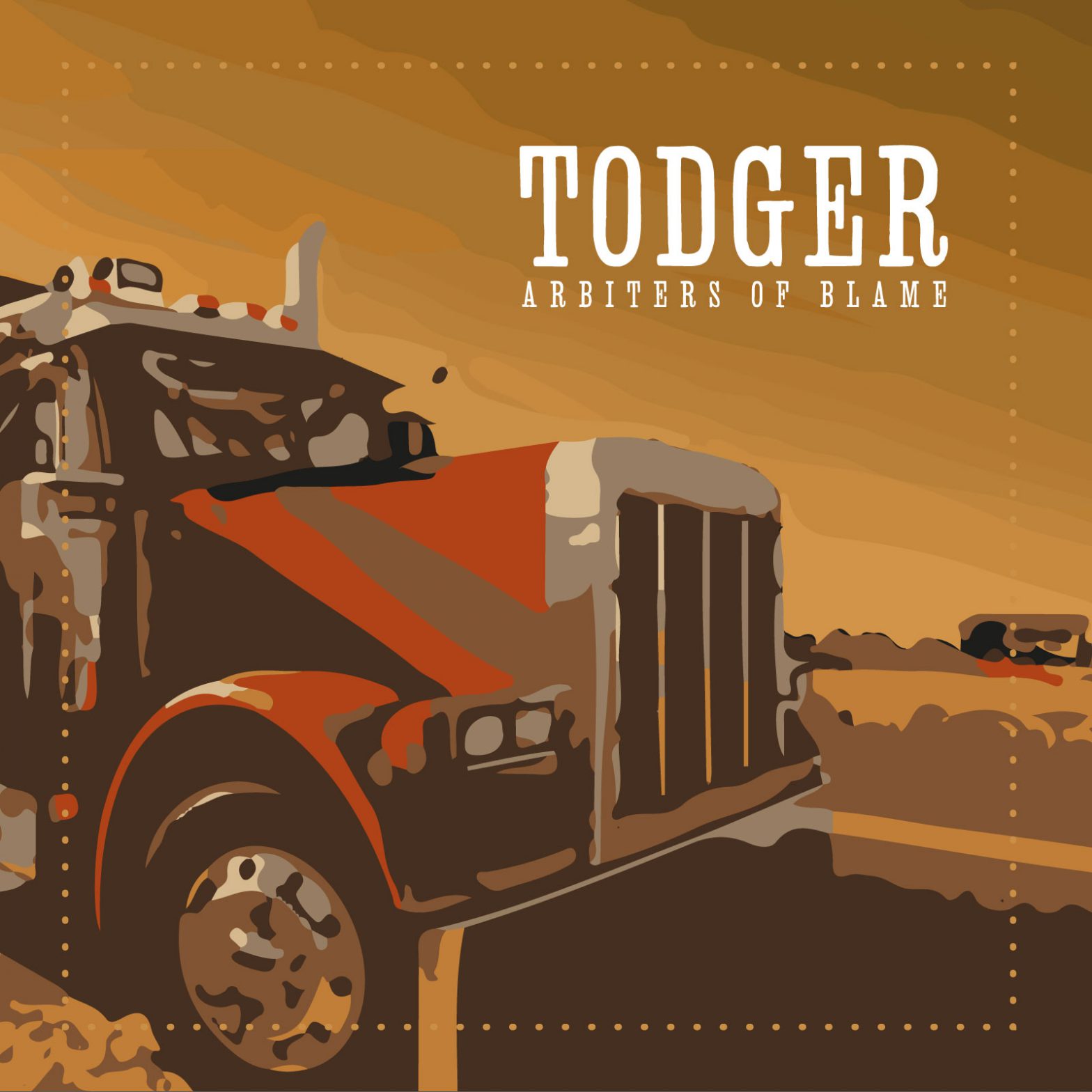album cover art for Todgers arbiters of blame music album